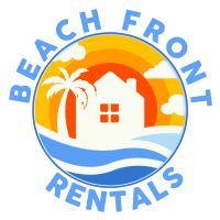 BEACH FRONT RENTALS COLORED LETTERS LIGHT